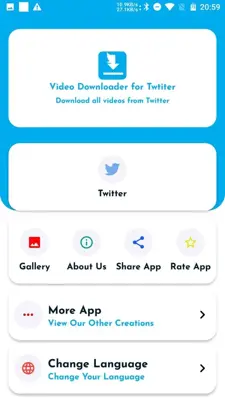 Video Downloader for Twtiter - Save videos android App screenshot 2